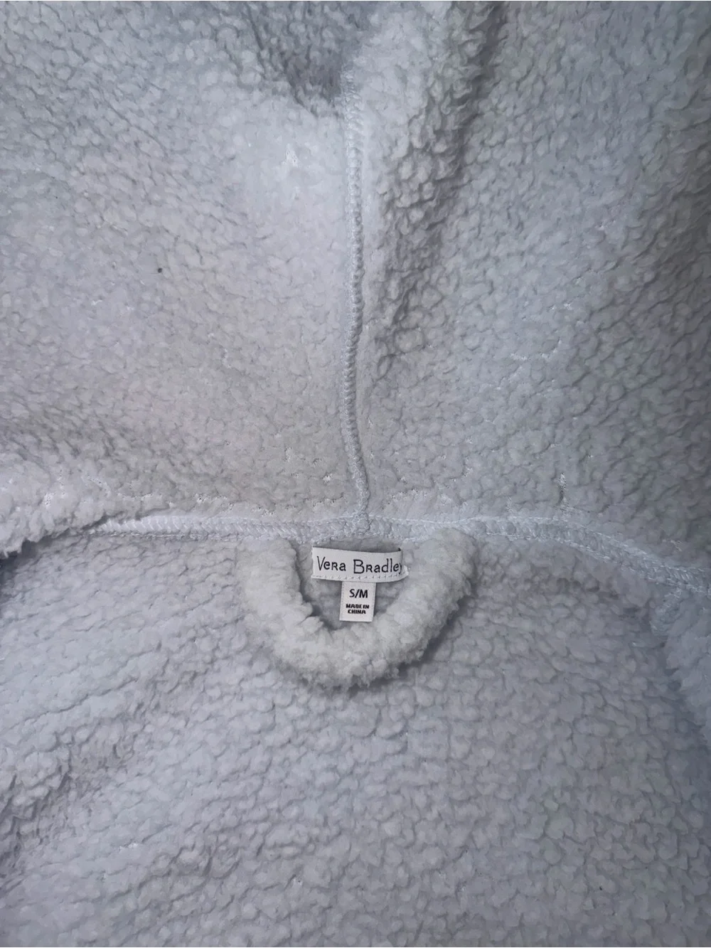 Vera Bradley | Merry Mischief Snow Day Fleece Cozy Plush Hooded Robe | S/M NWOT